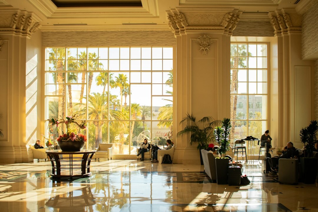 glamorous celebrity home entrance