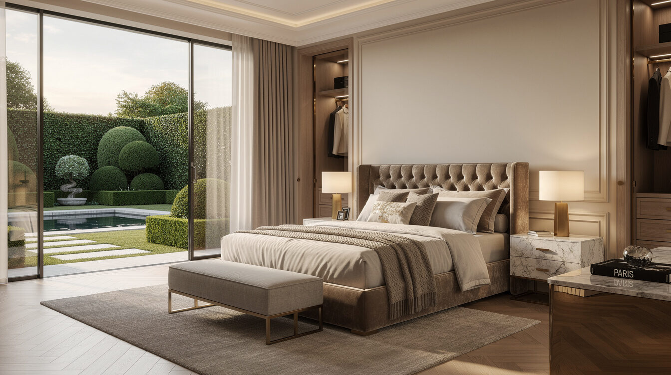 french celebrity bedroom
